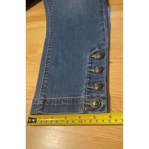 Talbots Womens Jeans Flawless Five-Pocket Slim Ankle Curvy Light Wash Size 10 - Picture 6 of 10